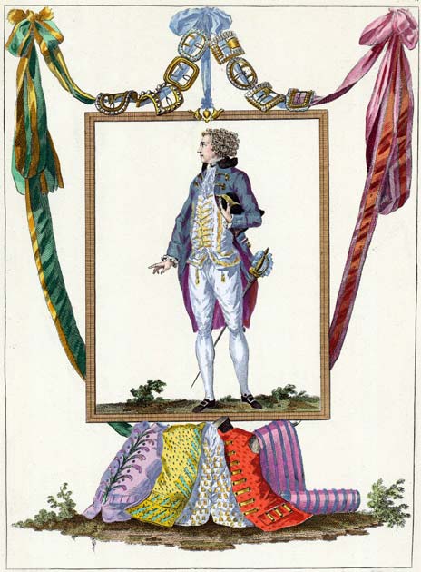 Fashion plate from Galerie de Mode