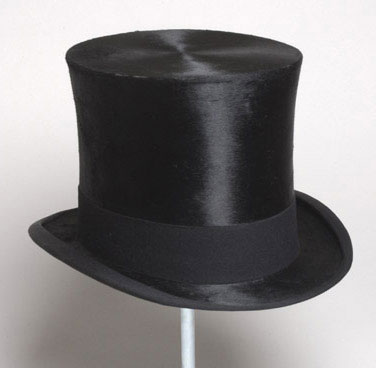 Brooks Brothers, black beaver hat