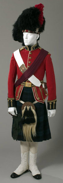 Scottish Black Watch uniform and accessories